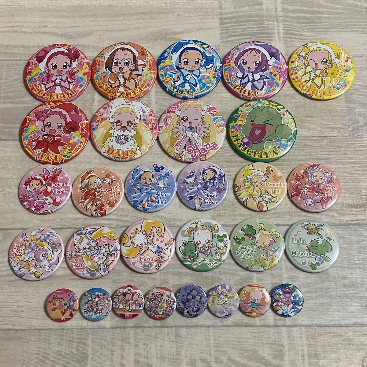 おジャ魔女どれみ ポップアップ LB限定 初期 レア 缶バッジ