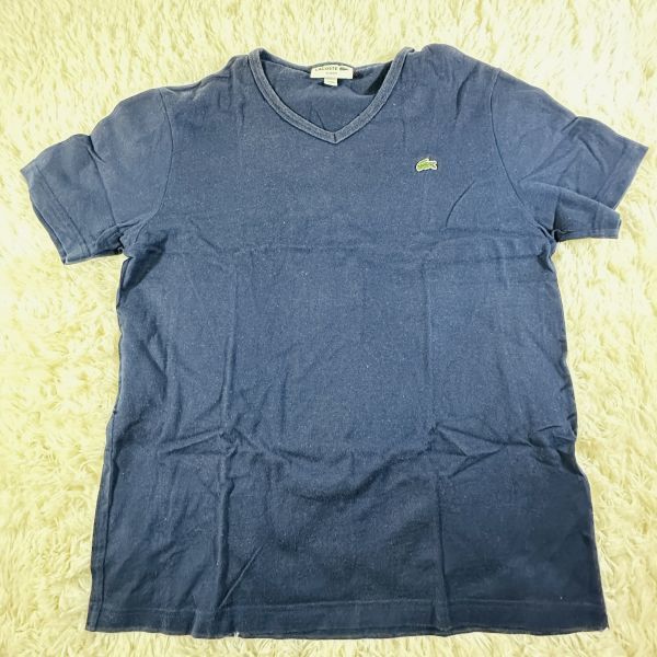 LACOSTE ラコステ　Tシャツ　Mサイズ相当 ブルー_画像1