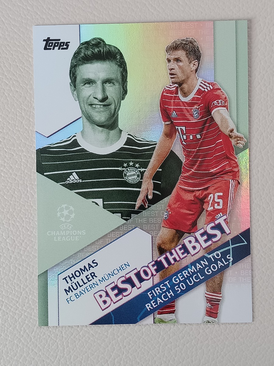 2022-23 TOPPS UEFA CLUB COMPETITIONS ミュラー MULLER インサート BEST OF BEST_画像1