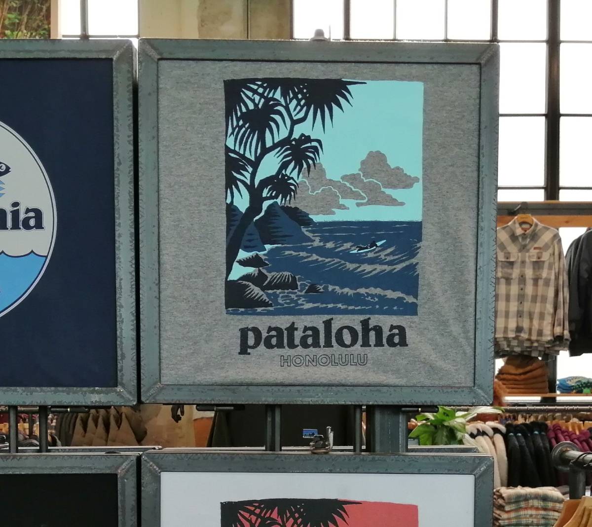 【ファッション】Patagonia★パタゴニア★ハワイ限定★pataloha★半袖Tシャツ★グレー（GRAVEL HEATHER）★MEN'S XSサイズ（1）