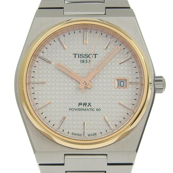 人気 オートマ メンズ パワーマティック80 ティソ 【中古】TISSOT T137407A gg【時計】 SS その他