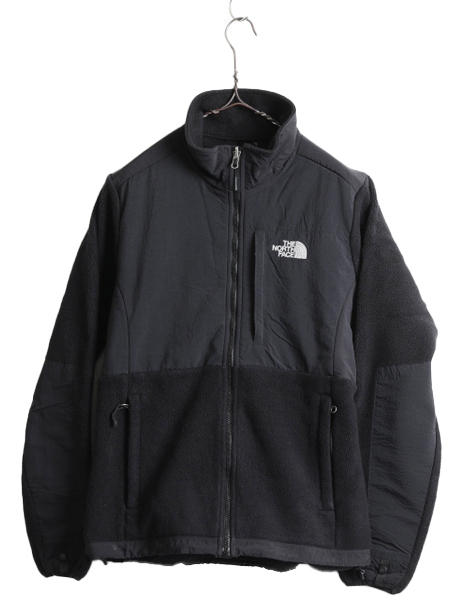 ■ ノースフェイス デナリ ジャケット レディース M / 古着 The North Face DENALI アウトドア フリース ブルゾン ナイロン ジャンパー 黒_画像1