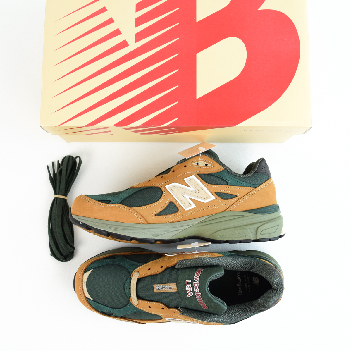 新品 USA製 New balance ニューバランス 定価3万8500円 M990WG3 スニーカー シューズ 27.5 cm US 9.5 管理番号M280Q94181の画像1