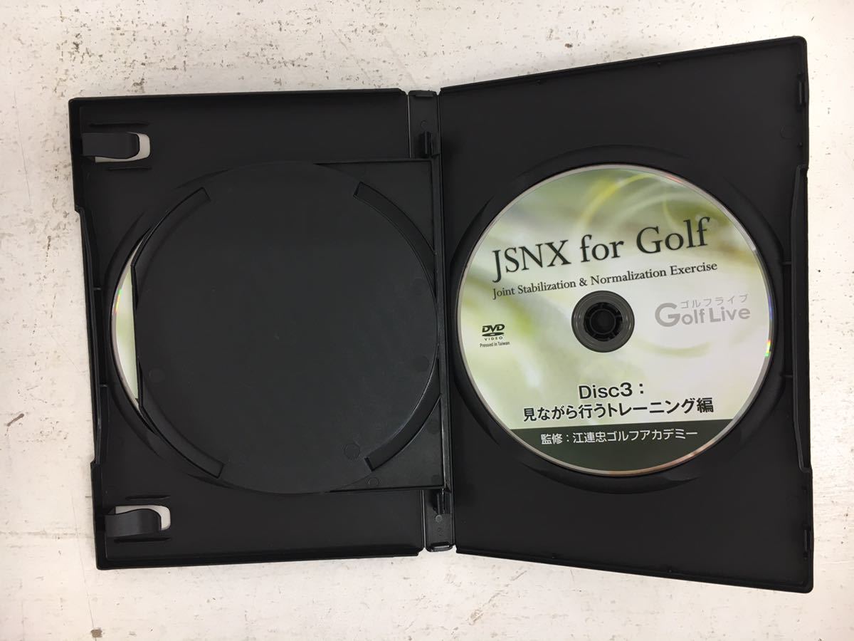 n0904-10★DVD ゴルフ JSNX for Golf ゴルフライブ 大森 睦弘/Golfing Mental Secret Program 2点まとめて_画像5