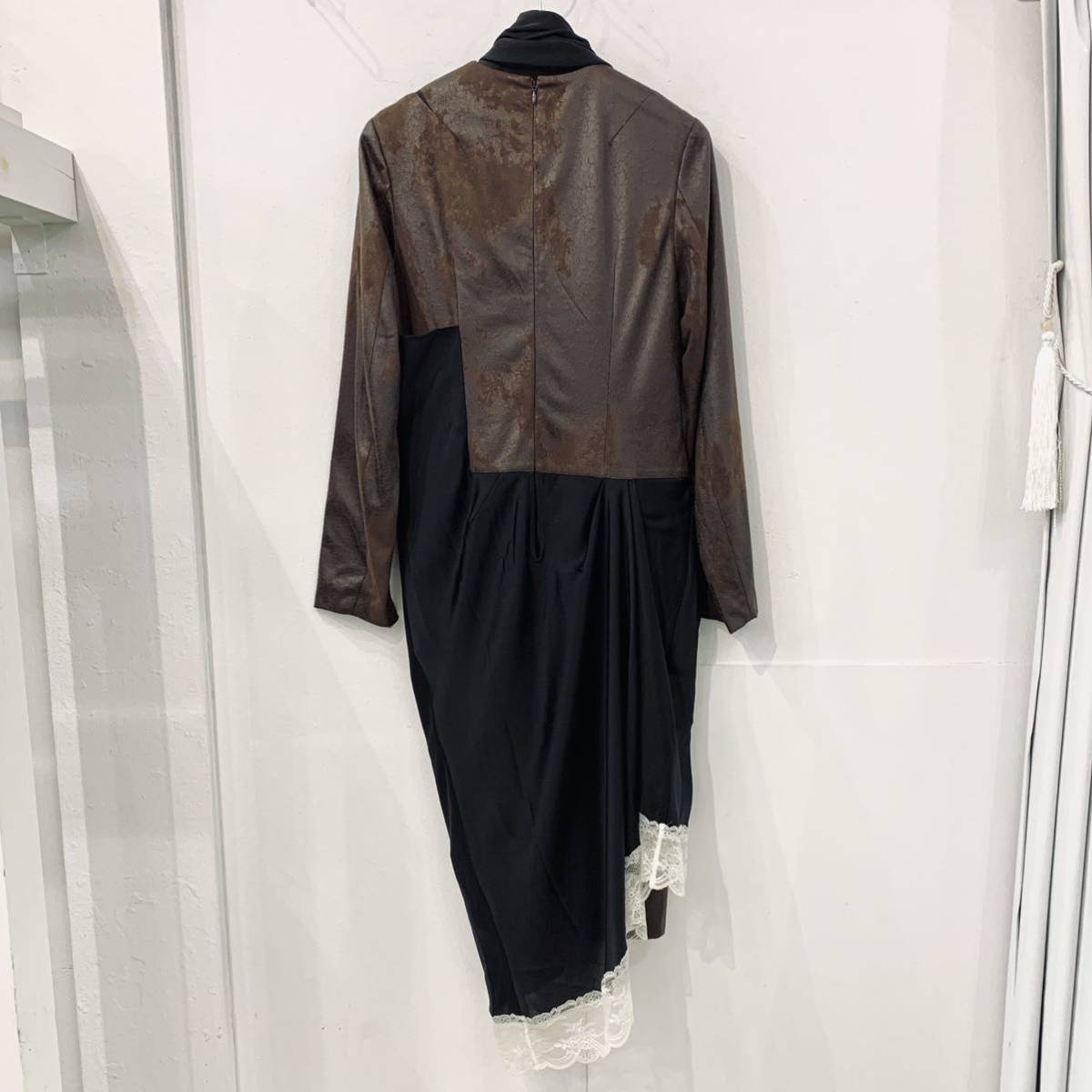 新品 ファセッタズム 17aw 秋冬 キャミ レイヤードワンピ-