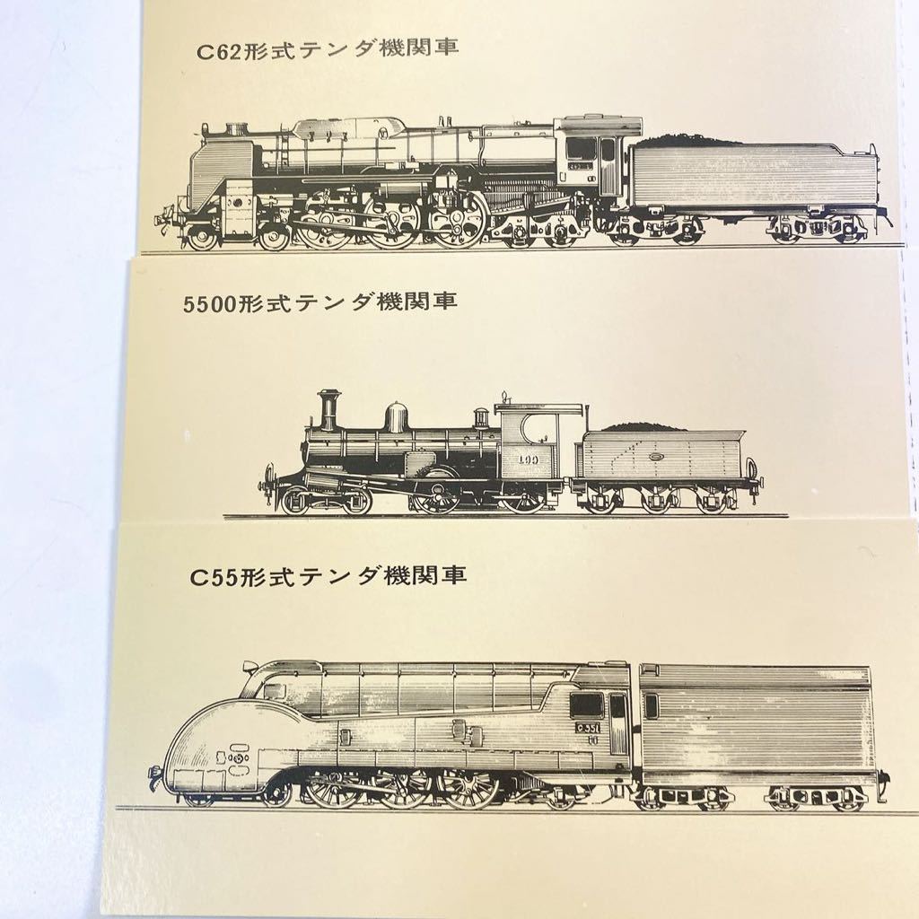 2465 unused storage C55 form ton da locomotive normal admission ticket Owari Ichinomiya station issue 5 sheets 