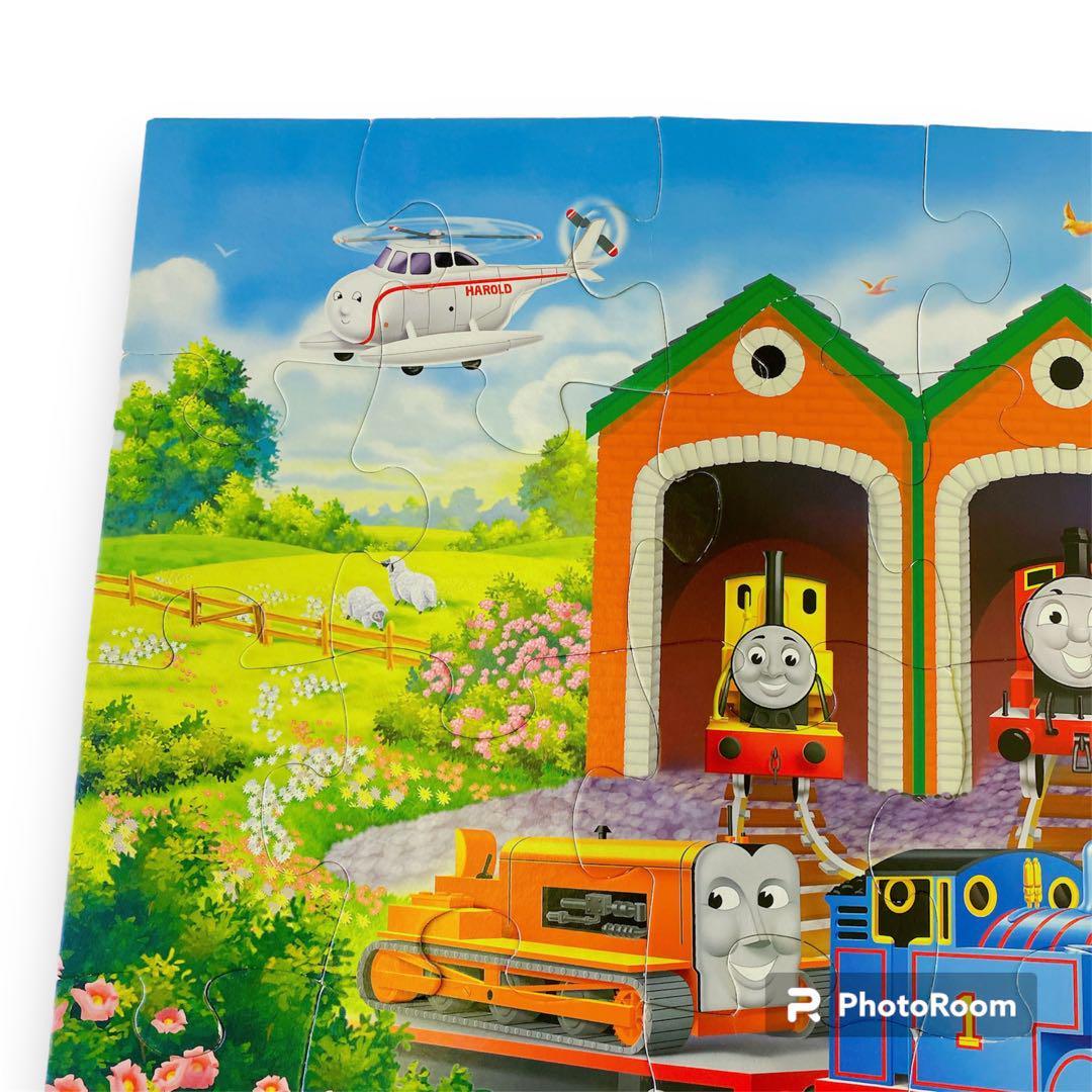 2445 美品 トーマス パズル 24ピース キッズ 子供向け 約５0×７０㎝