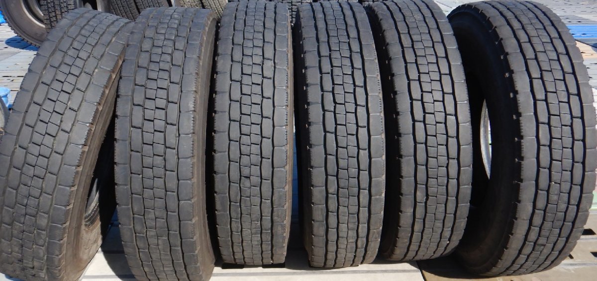 6本価格★パT8163■225/90R17.5 127/125L LT DUNLOP DECTES SP680 2020年 ミックス★条件付送料無料★トラック 地山 高床 4ｔ バリ山