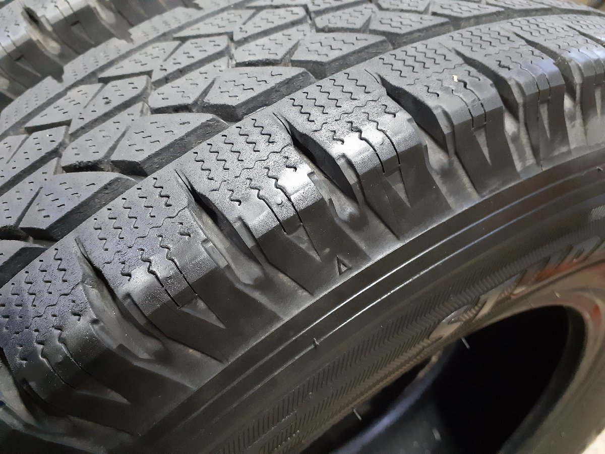 パF2809②■195/80R15 107/105L LT　2本のみ　BRIDGESTONE BLIZZAK VL1　送料無料 冬 ’19年 7.5分山 ハイエース キャラバン NV350 ボンゴ_画像7