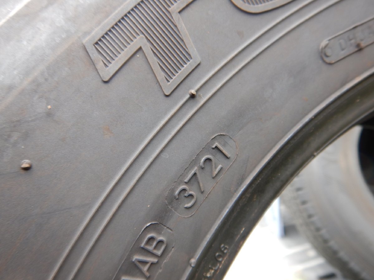 6本価格★パT8037■225/80R17.5 123/122L LT TOYO M919 スタッドレス★条件付送料無料★地山 4ｔ 中型 トラック ユニック_画像9