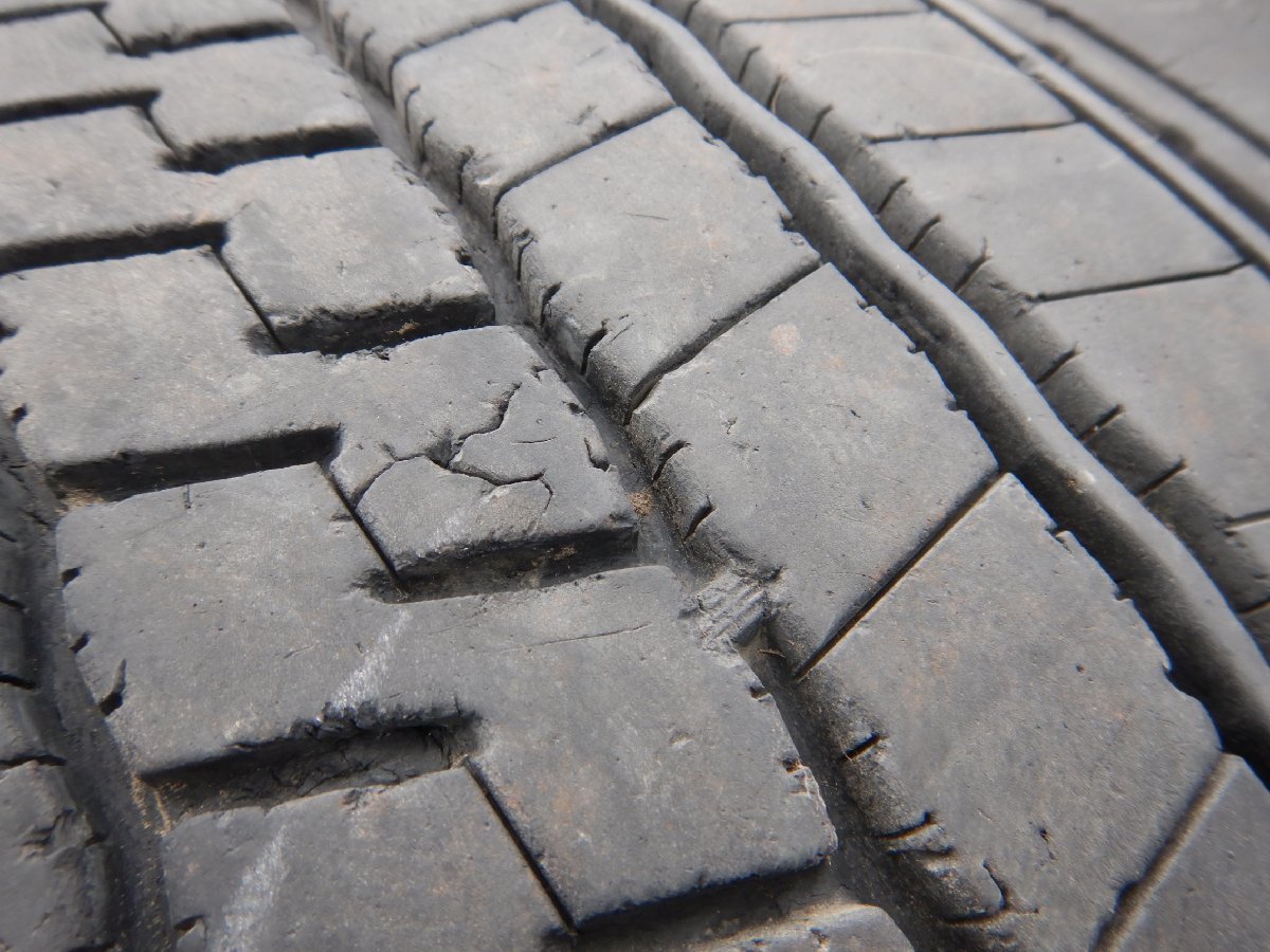 4本価格★パT6112■285/60R22.5 148/145J BRIDGESTONE M815 MIX ミックス■条件付送料無料■地山 TB 大型 トラック_画像3