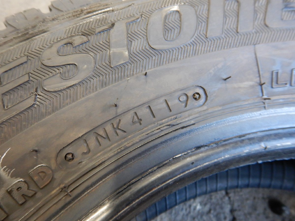 4本価格★パT6189■165R13 6PR BRIDGESTONE BLIZZAK VL1 19年★条件付送料無料★8分山 バリ溝 プロボックス サクシード_画像8