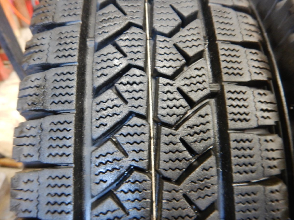 4本価格★パT6189■165R13 6PR BRIDGESTONE BLIZZAK VL1 19年★条件付送料無料★8分山 バリ溝 プロボックス サクシード_画像6