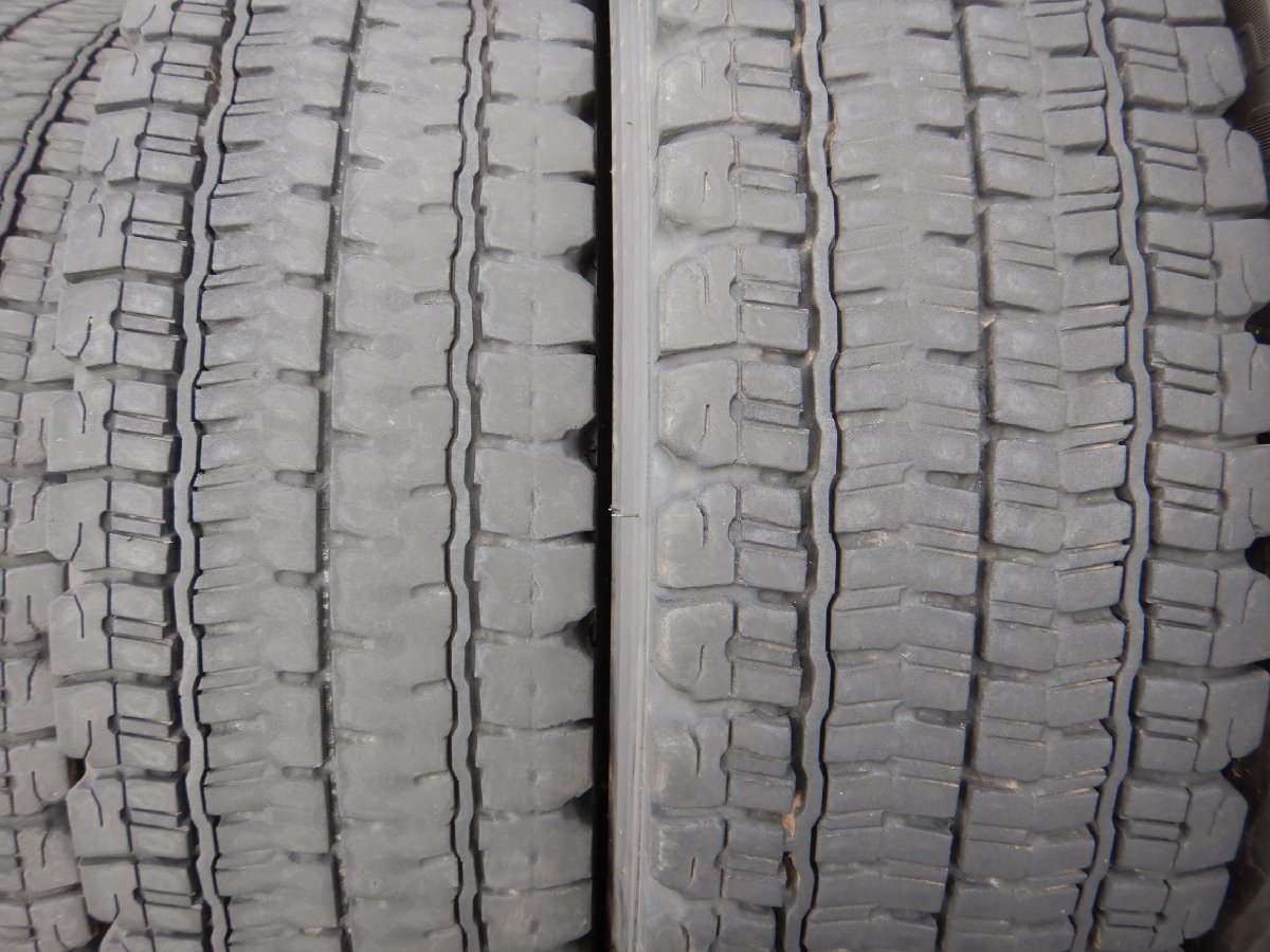 6本価格★パT6276■7.50R16 14PR LT BRIDGESTONE W990 19年■条件付送料無料■地山 トラック ユニック リング チューブタイプ_画像3