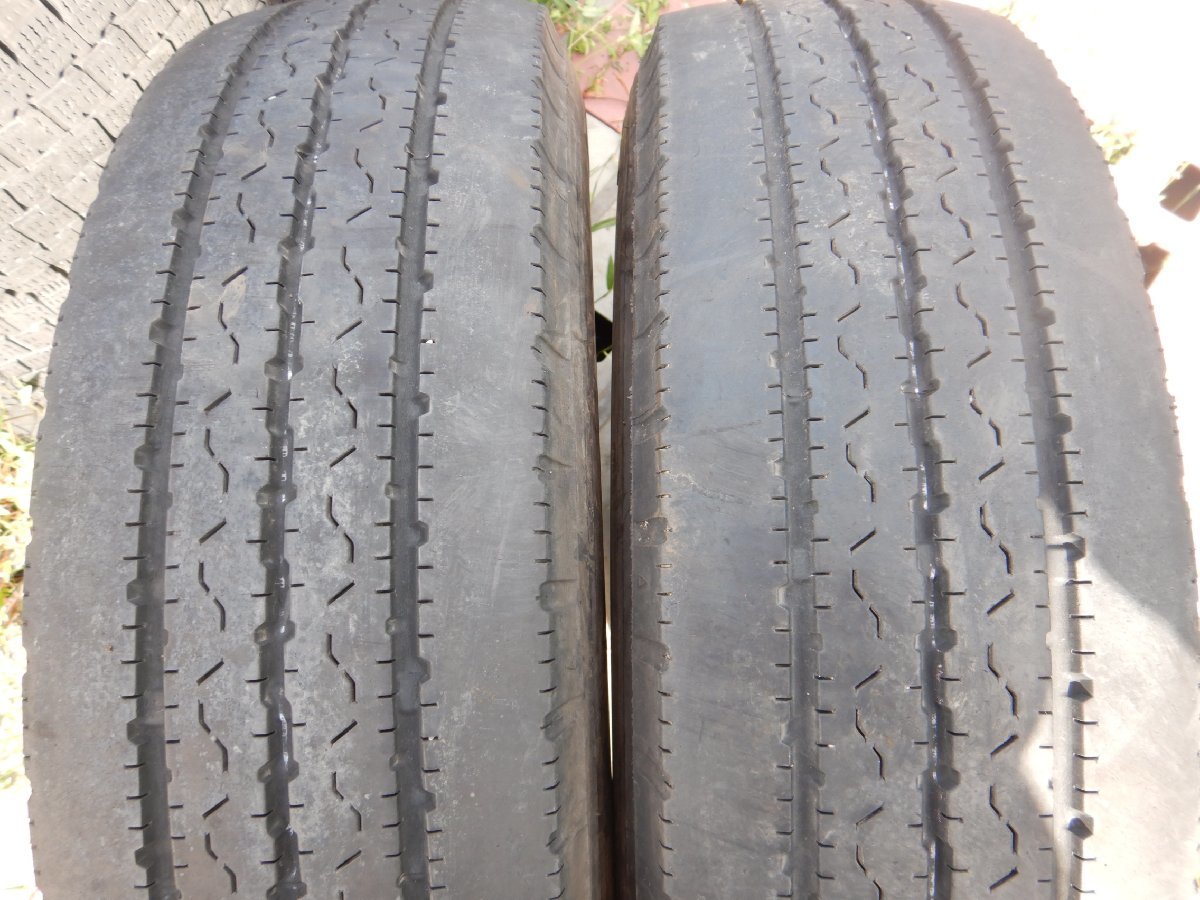 2本のみ★パT6262②■195/75R15 109/107L LT BRIDGESTONE DURAVIS R205■条件付送料無料■地山 キャンター エルフ ダイナ デュトロ