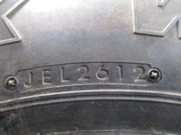 未使用2本価格★J3P4627②■195/70R15 106/104L 新品 未使用　BRIDGESTONE W969　事業所様宛支店止めで送料無料 トラック スタッドレス_画像4