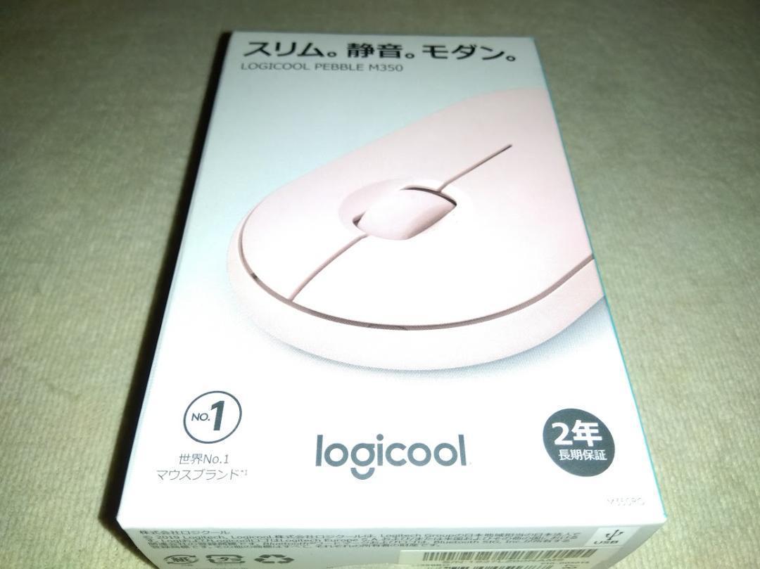 【未使用】logicool M350RO ローズ　静音　ロジクール_画像2
