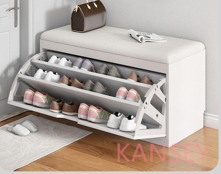  entranceway shoe rack simple modern storage stool 