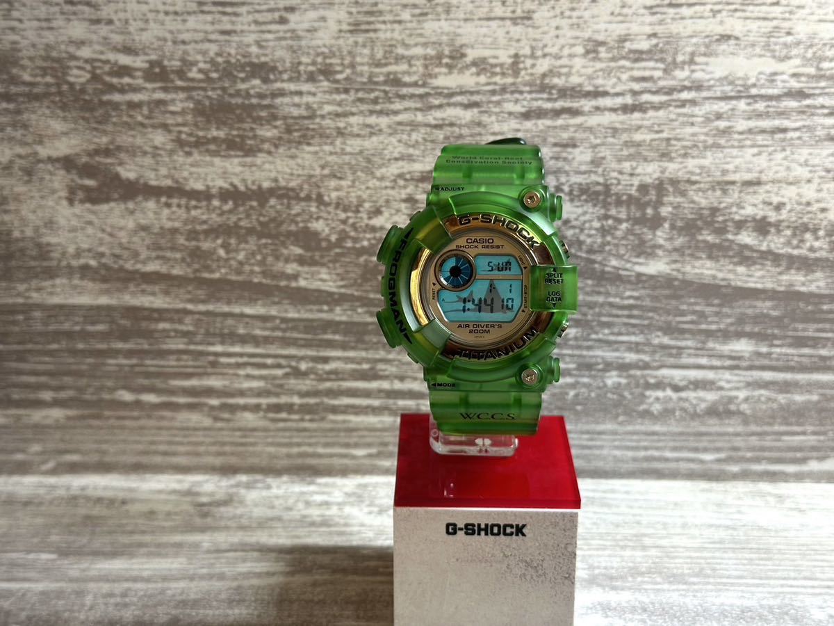 CASIO G-SHOCK DW-8201 フロッグマン(マンタ) 雨蛙グリーン-