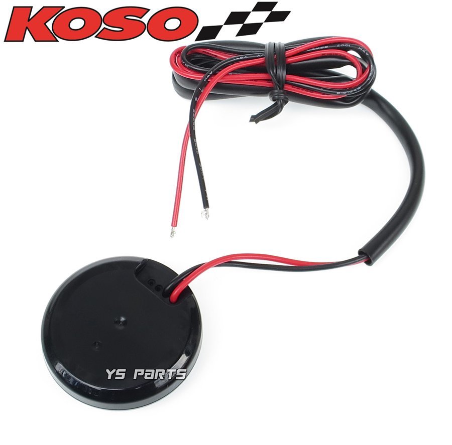 KOSO丸型電圧計赤アドレスV100アドレス110アドレスV125SセピアZZジーツーレッツ2スカイウェイブ250スカイウェイブ400ジェンマGSR250_画像7