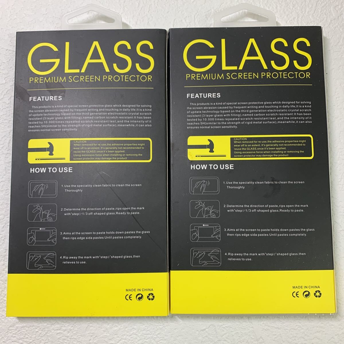 iPhoneX iPhoneXS ガラスフィルム　二枚セット　6D 黒縁　強化ガラス保護フィルム_画像3