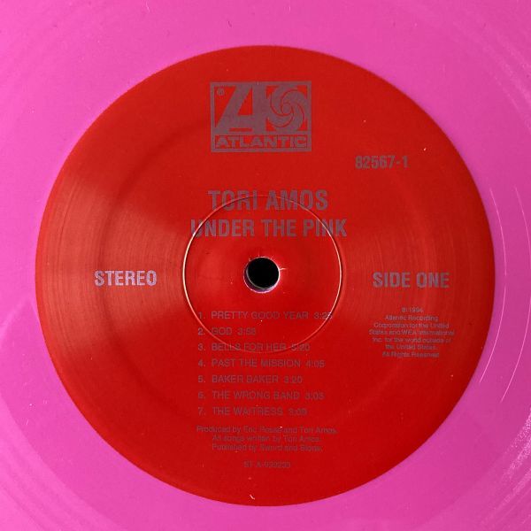 【US盤/LP/ピンク盤】Tori Amos トーリ・エイモス / Under The Pink ■ Atlantic / 82567-1 / トレント・レズナー / ロック_画像3