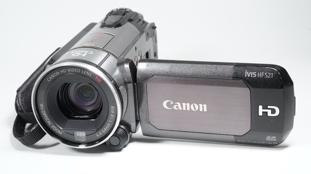 Canon キャノン iVIS HF S21 シルバー 動作OK 1週間保証 /9221_画像2