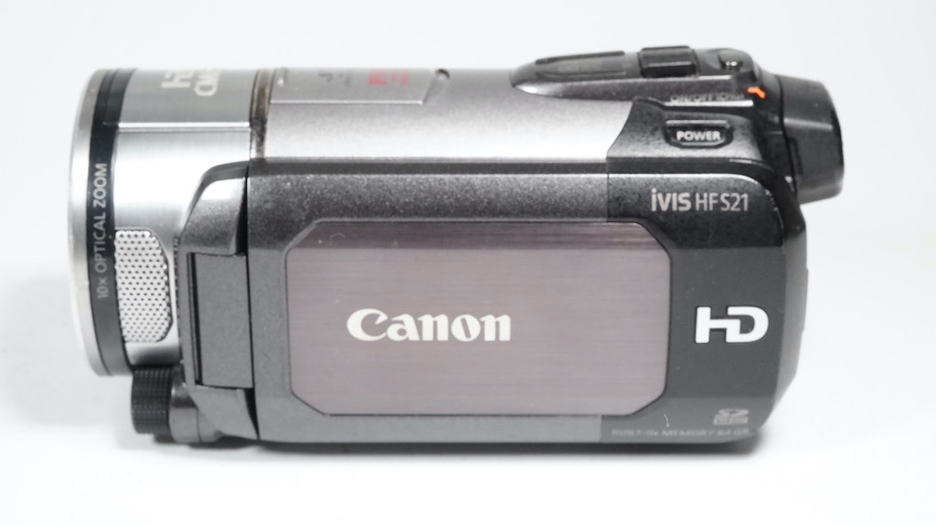Canon キャノン iVIS HF S21 シルバー 動作OK 1週間保証 /9221_画像6