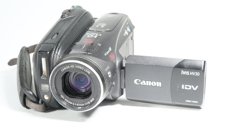 日本製 キャノン Canon iVIS ▽9257 ブラック HV30 キヤノン