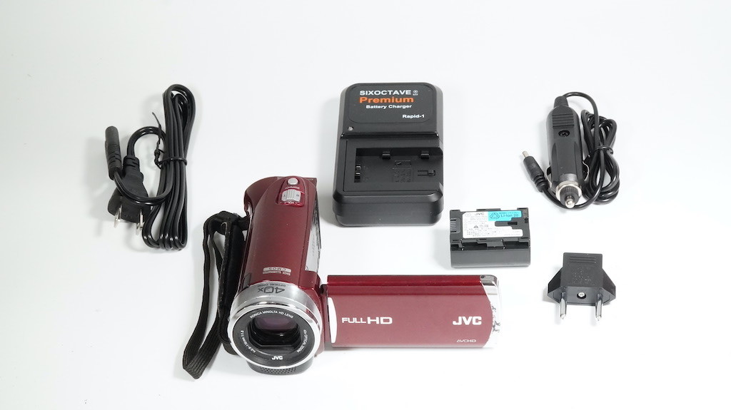 JVC Victor Everio GZ-E117-R レッド 動作OK 1週間保証 /9260-
