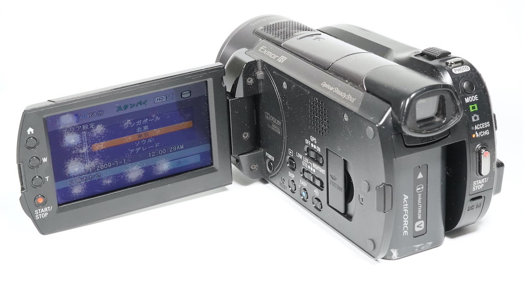 SONY ソニー HDR-XR500V ブラック ビデオカメラ ■9263_画像3