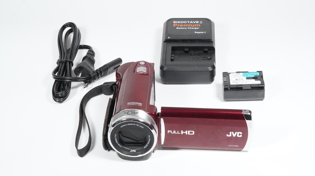 JVC Victor Everio GZ-E117-R レッド 動作OK 1週間保証 /9306の画像1