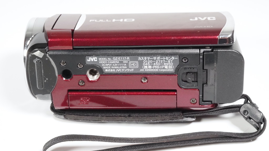 JVC Victor Everio GZ-E117-R レッド 動作OK 1週間保証 /9306の画像9