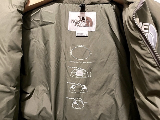 新品 正規品 EU/USA限定 日本未発売 The North Face ノースフェイス '92 ハイテック ヌプシ ダウンジャケット US-L 男女兼用 S.BLUE_画像9