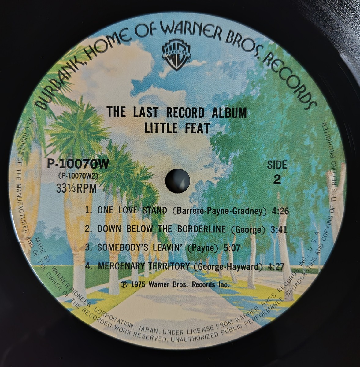 Little Feat The Last Record Album/1975年国内盤Warner Bros. Records P-10070W_画像4