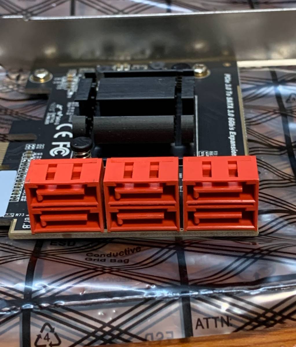 AREA SD-PE4SA-6L V6 NA SATA3×6 порт PCI Express×4 панель ASMedia ASM1166 контроллер кабель классификация plate приложен 