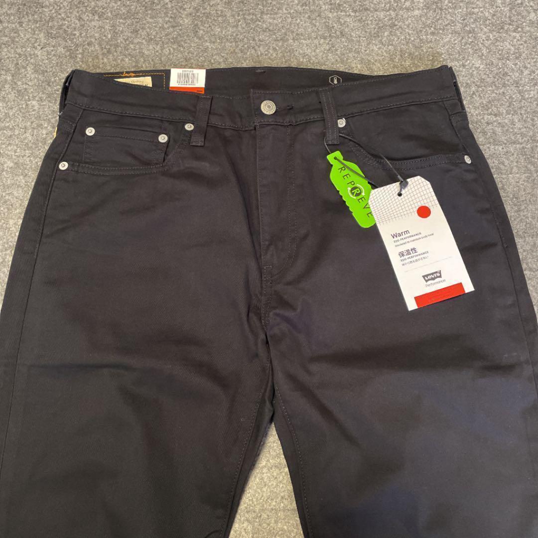 W29 ★新品 リーバイス 502 ウォーム レギュラーテーパー ストレッチパンツ LEVI'S 暖パン WARM 保温 ダークネイビー チノパン 29507-1234_画像6