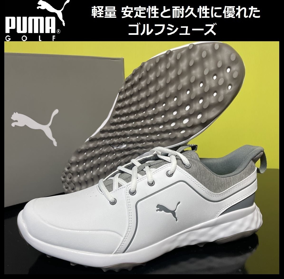 ＰＵＭＡ ゴルフ ゴルフシューズ【ホワイト/27.0】新品！-