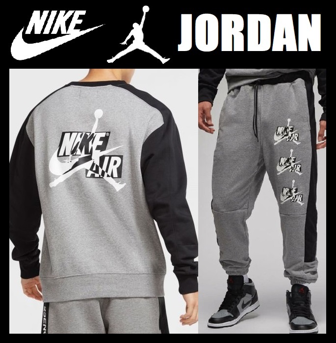 XLサイズ ★新品 ナイキ ジョーダン JORDAN スウェット 上下セット セットアップ トレーナー ジョガーパンツ ジャンプマン  CZ881-091 LL 2L