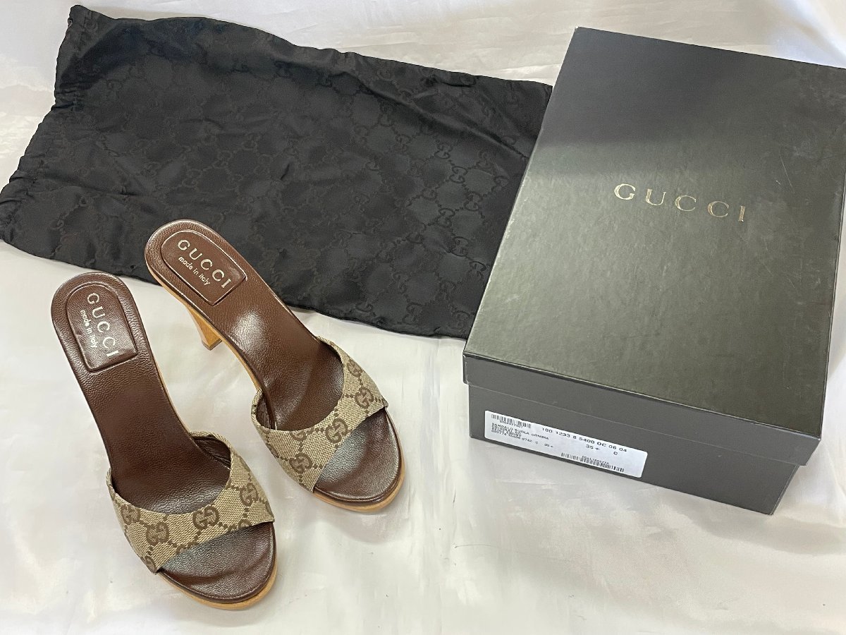 高級ブランド サンダル GGキャンパス GOMMA SUOLA SANDAL 【GUCCI