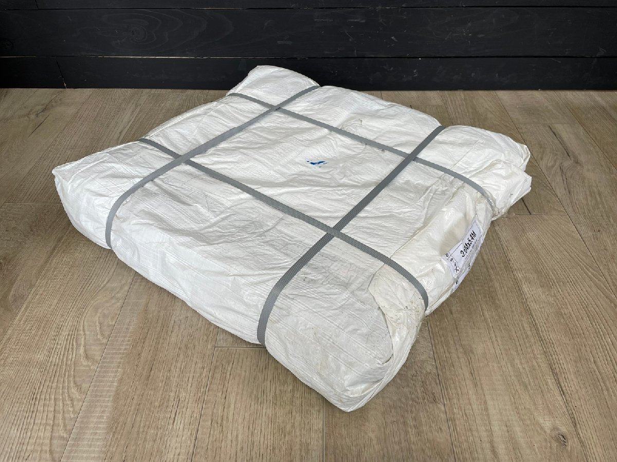 ◇未使用/保管品◇ 防炎メッシュシート グレー 3.6m×5.4m ハトメ450P
