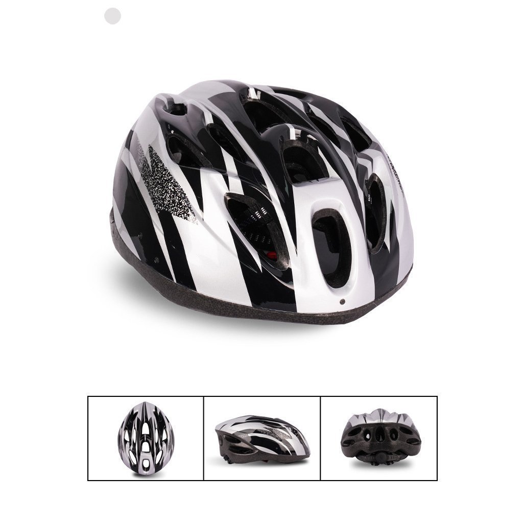 新入荷☆自転車 ヘルメット 軽量 高剛性 サイクリング 大人 ロードバイク 019黒＆白_画像2