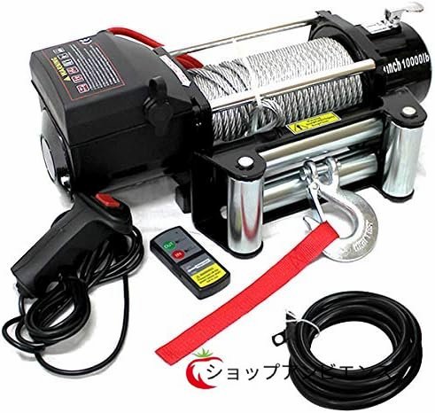  popular recommendation * electric winch traction 24V 10000LBS(4535kg) wireless remote control attaching . waterproof specification 