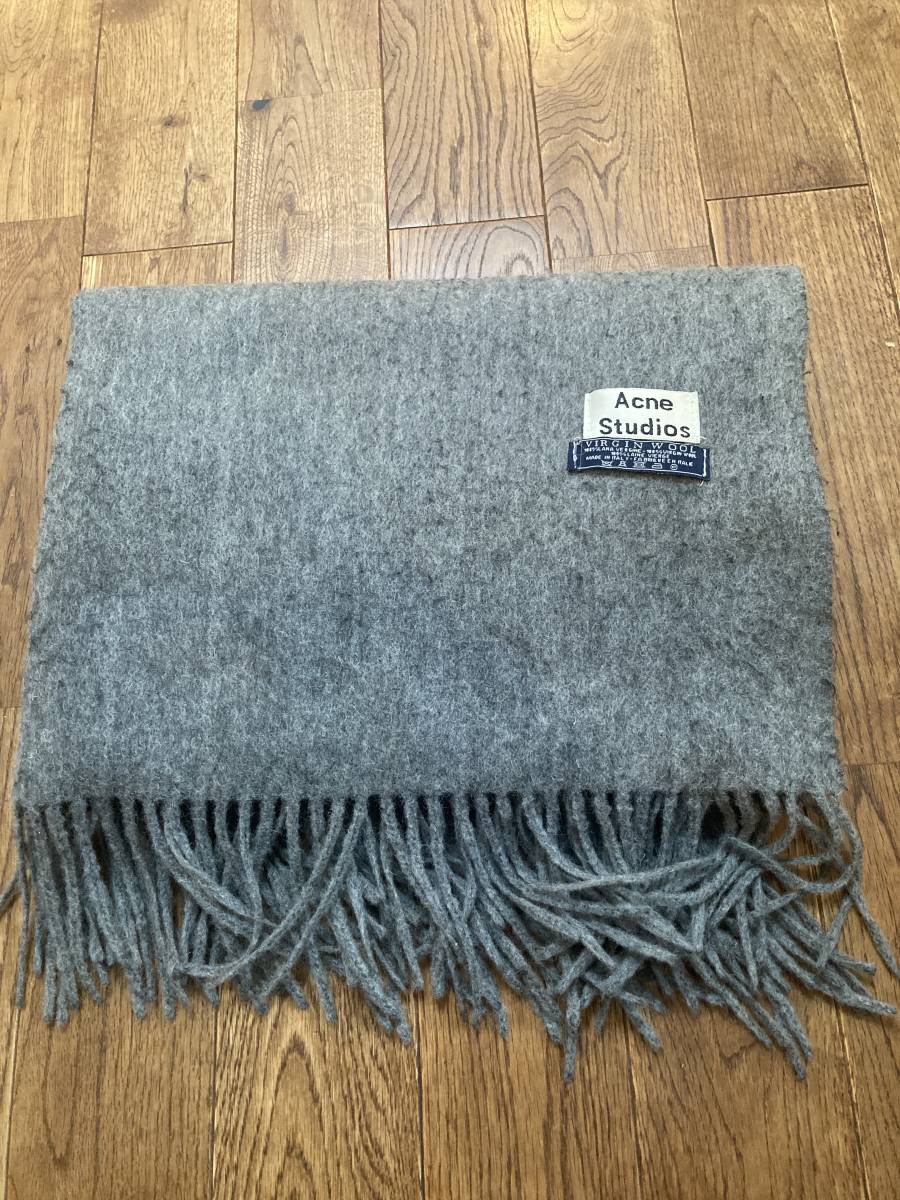 ACNE STUDIOS VIRGIN WOOLヴァージンウール大判ストールマフラー