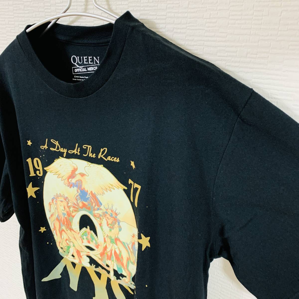 QUEEN (クイーン) - 半袖 グラフィック Tシャツ 黒色 3Lサイズ ロゴ バンドT フレディーマーキュリー ロックT (タグ付き新品未使用品)_画像3