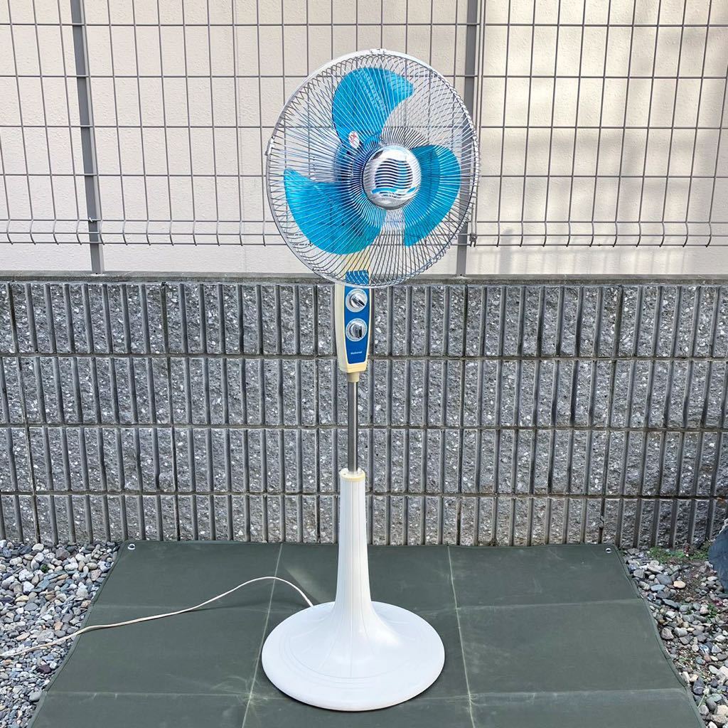 昭和レトロ 大型扇風機   動作品 ナショナル 三枚羽