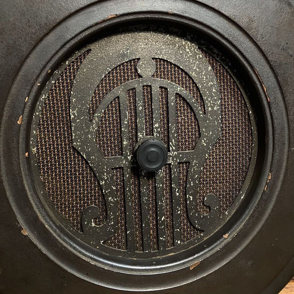  valuable antique RADCO speaker Vintage gramophone radio vacuum tube electro- . Taisho antique goods history materials retro that time thing operation not yet verification Junk 