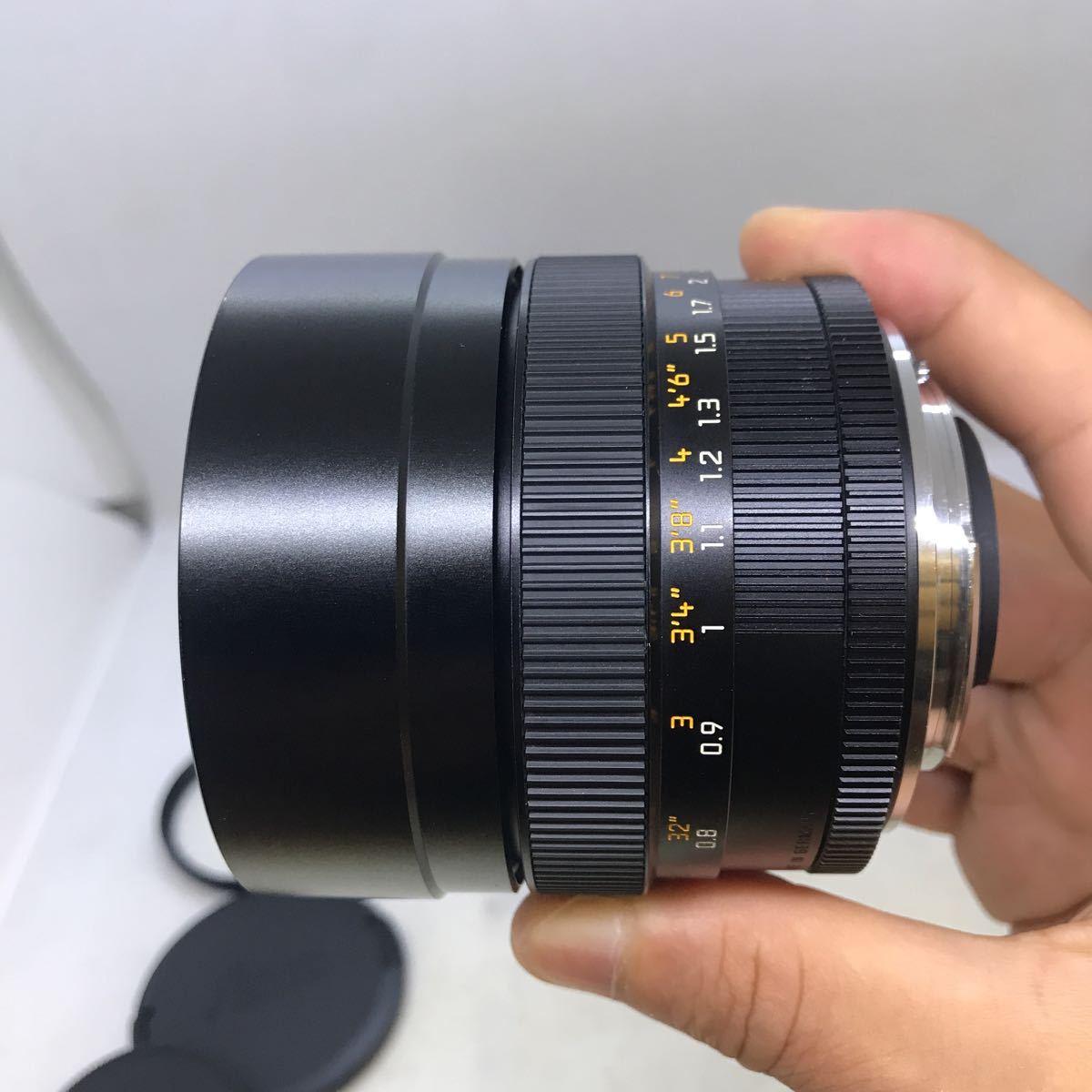 *OH ending finest quality beautiful goods * LEICA Leica SUMMILUX-R 80mm F1.4 E67 ROM case, filter attaching rare article!! * safety initial defect correspondence *