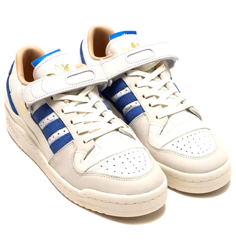 2022最新のスタイル Low 84 Forum adidas WHITE/BLUE/GOLD 28.0cm