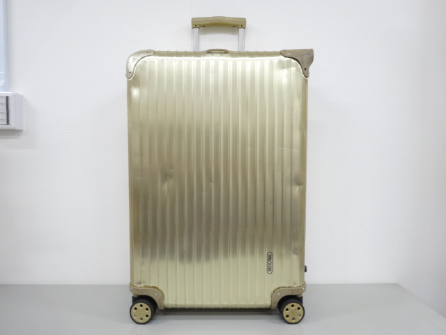大人気新品 RIMOWA 金 アルミ製 917.70 TSAロック 82L キャリーバッグ